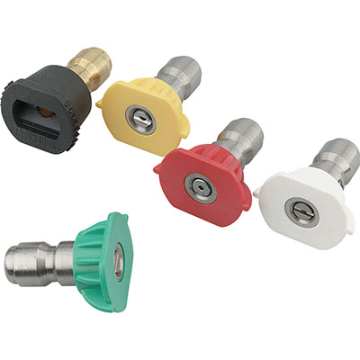 Pressure washer nozzle set