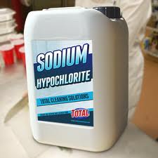 Sodium hypochlorite (SH) container