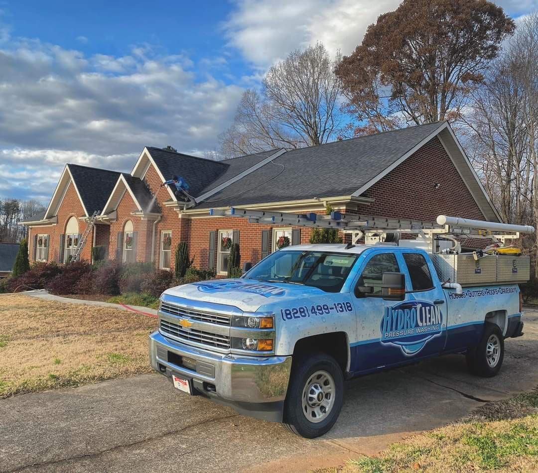 HydroClean Pressure Washing crew at work in the Hickory, NC area