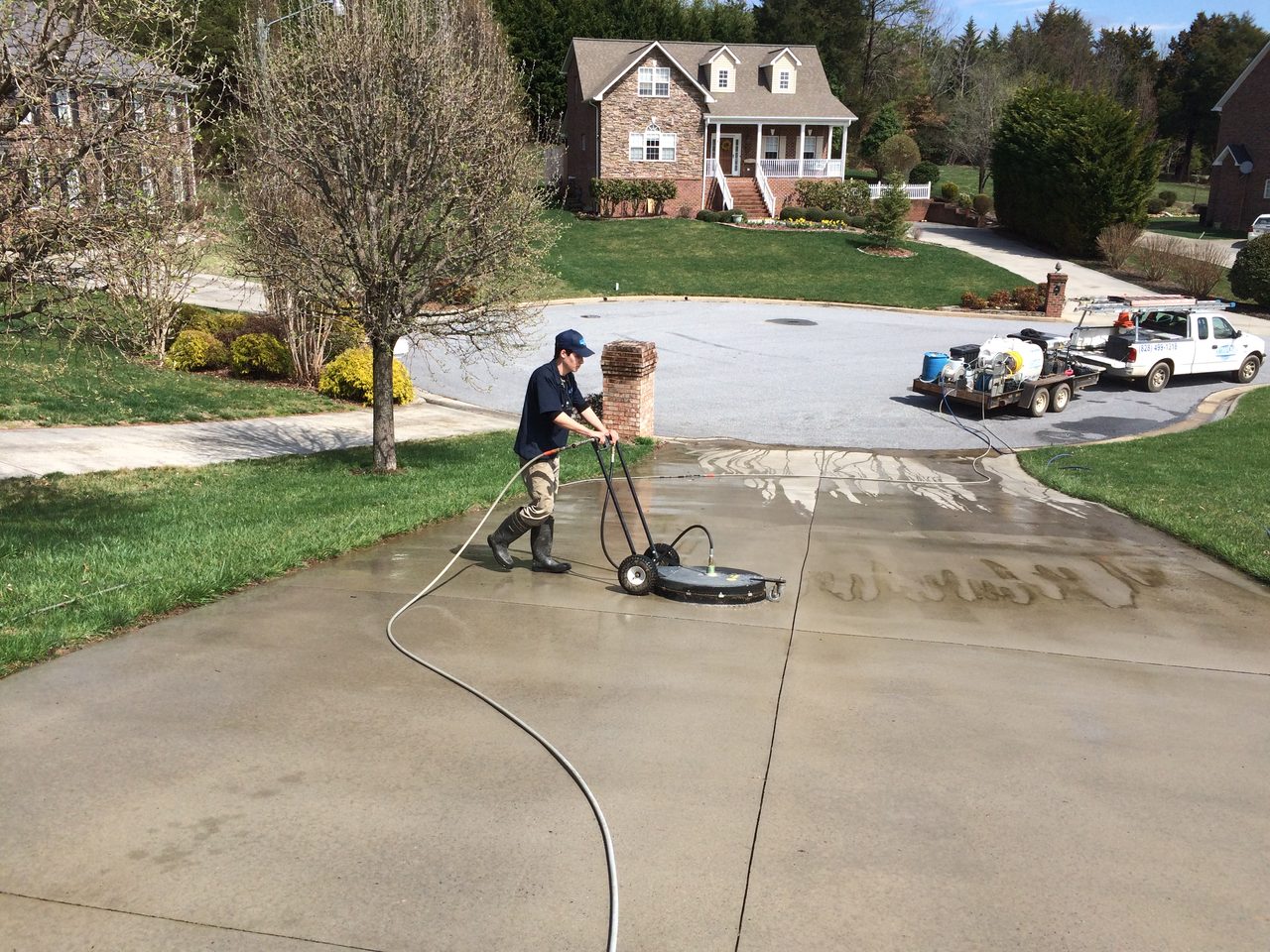 Pressure Washing in Davidson, NC by HydroClean, Hickory NC