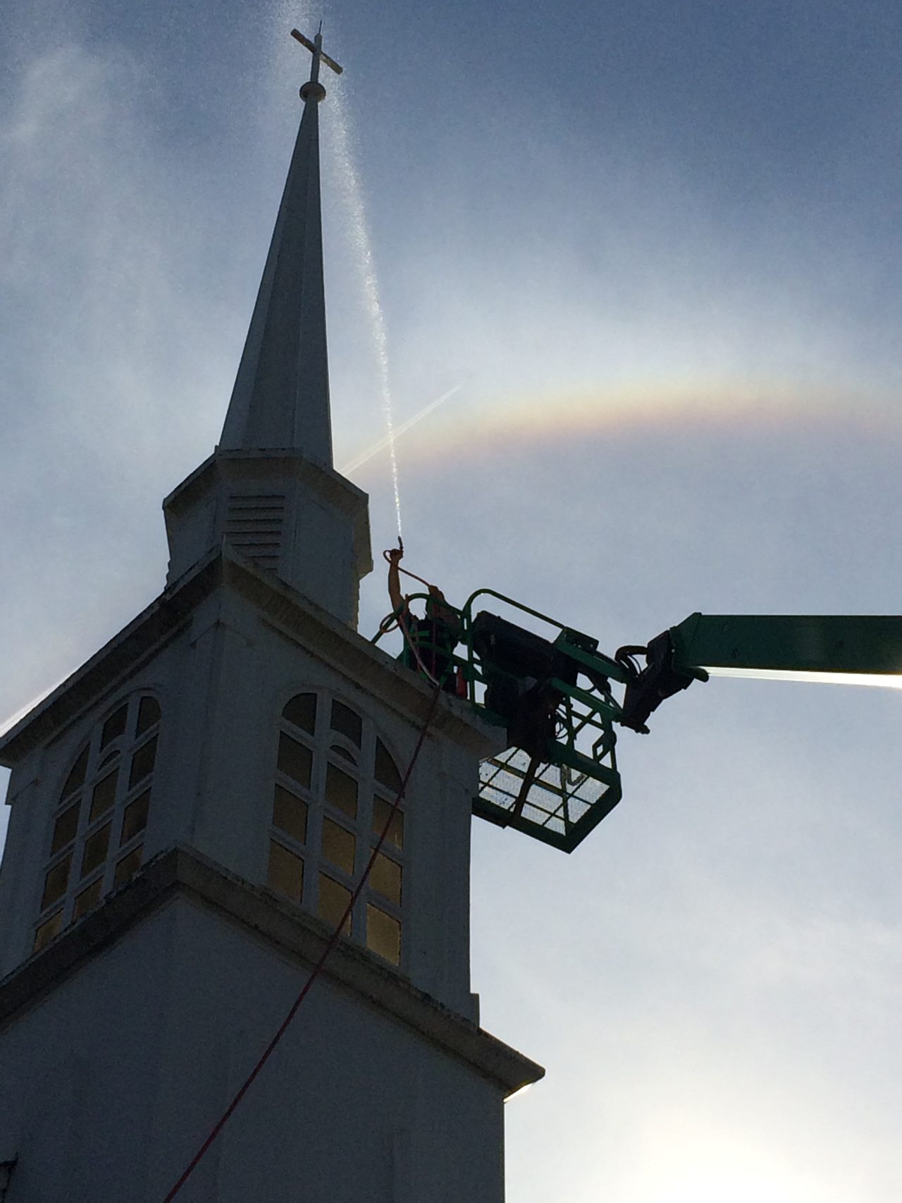 Steeple & Church Cleaning by HydroClean, Hickory NC