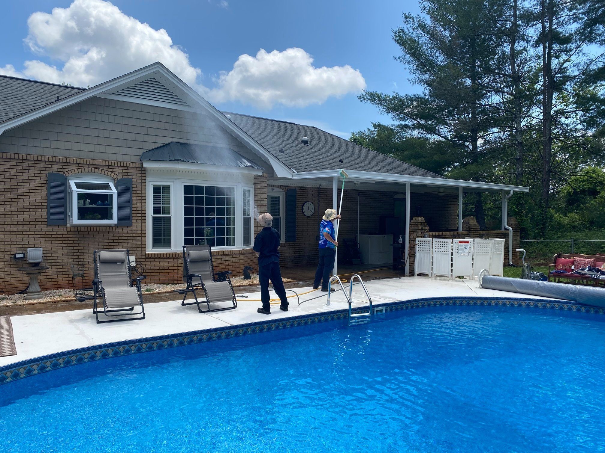 hydroclean-pressure-washing-house Roof washing St. Mary's county md